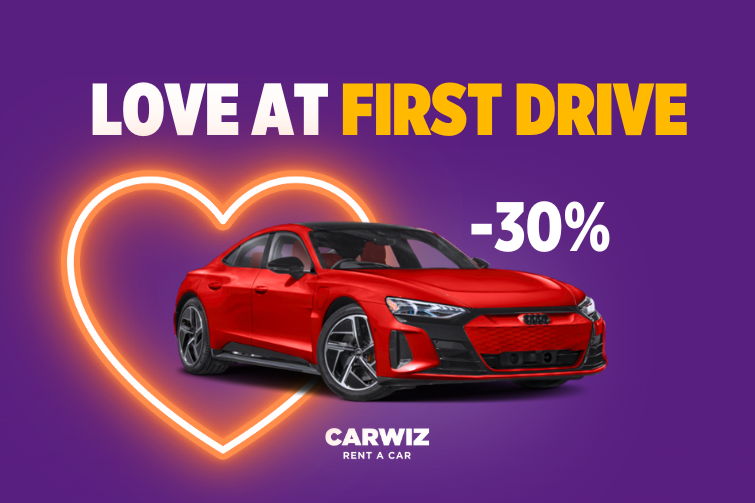 Celebrate love with CARWIZ – Enjoy 30% off your car rental!